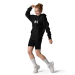 White Logo Unisex Hoodie