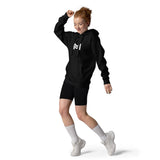 White Logo Unisex Hoodie