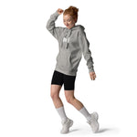 White Logo Unisex Hoodie