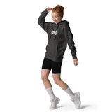 White Logo Unisex Hoodie