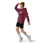 White Logo Unisex Hoodie