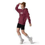 White Logo Unisex Hoodie