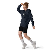 White Logo Unisex Hoodie