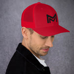 Black Logo Trucker Hat