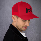 Black Logo Trucker Hat