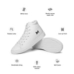 Women’s High Top Canvas Shoes White