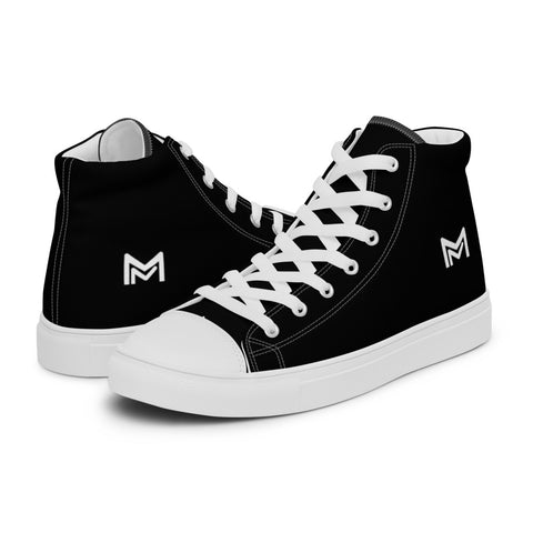 Women’s High Top Canvas Shoes Black